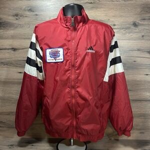 Vintage Adidas Track & Field Track Jacket Team USA  Men's Large